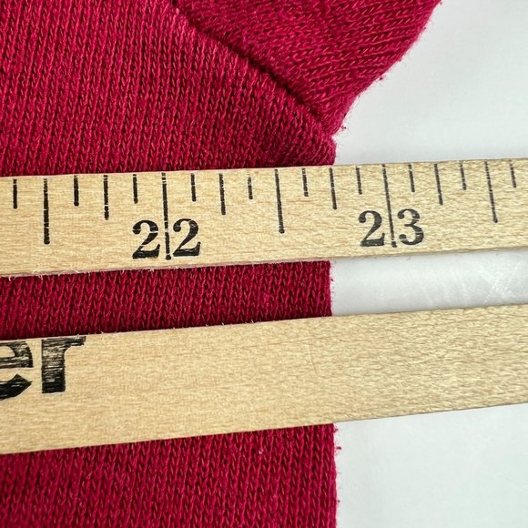 VTG 80s Washington State Cougars Sweatshirt Fits Large Red Faded Crewneck Tag XL - Picture 13 of 14